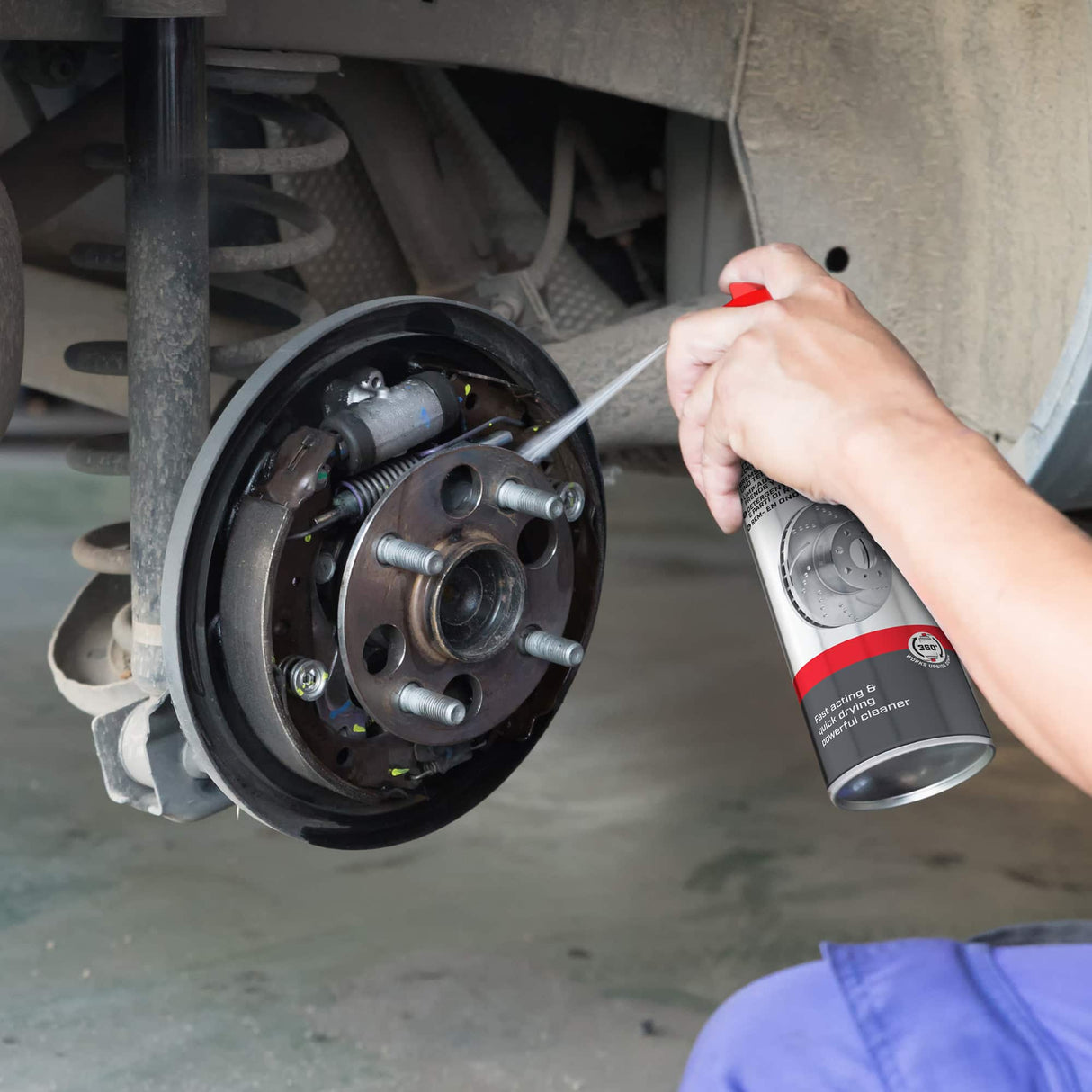 Nettoyant Freins 600 ml HOLTS – Nettoyant Ultra-Efficace pour Freins Voiture/Moto, Super Dégraissant Rapide et Puissant, Élimine Graisses et Résidus Instantanément.