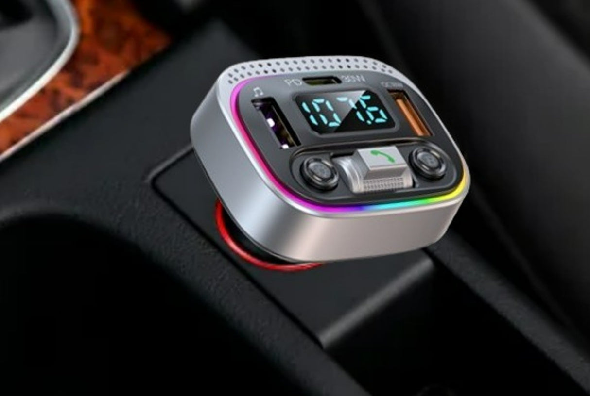 Thomson - TRANSMETTEUR FM BLUETOOTH 12/24V QC 3.0 (18W) + PD 30W