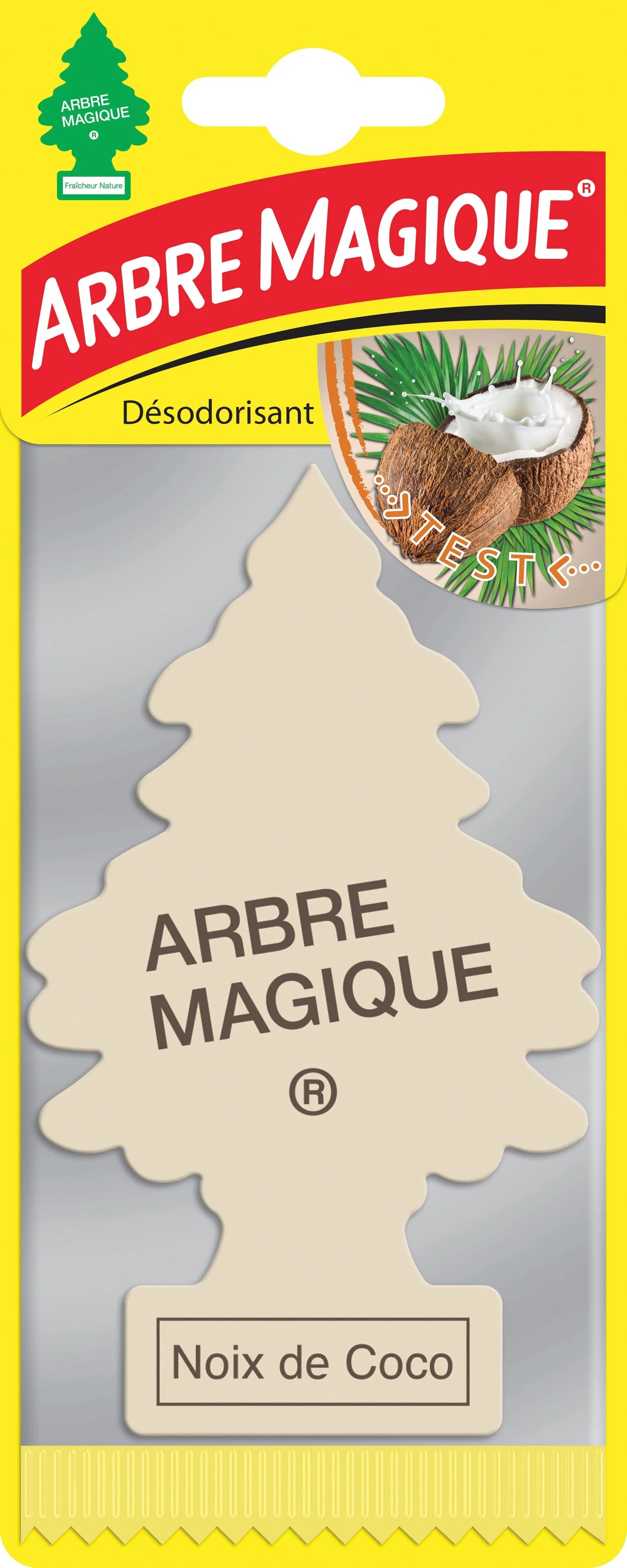 Arbre Magique Désodorisant - Parfum Longue Durée pour Voiture et Intérieur