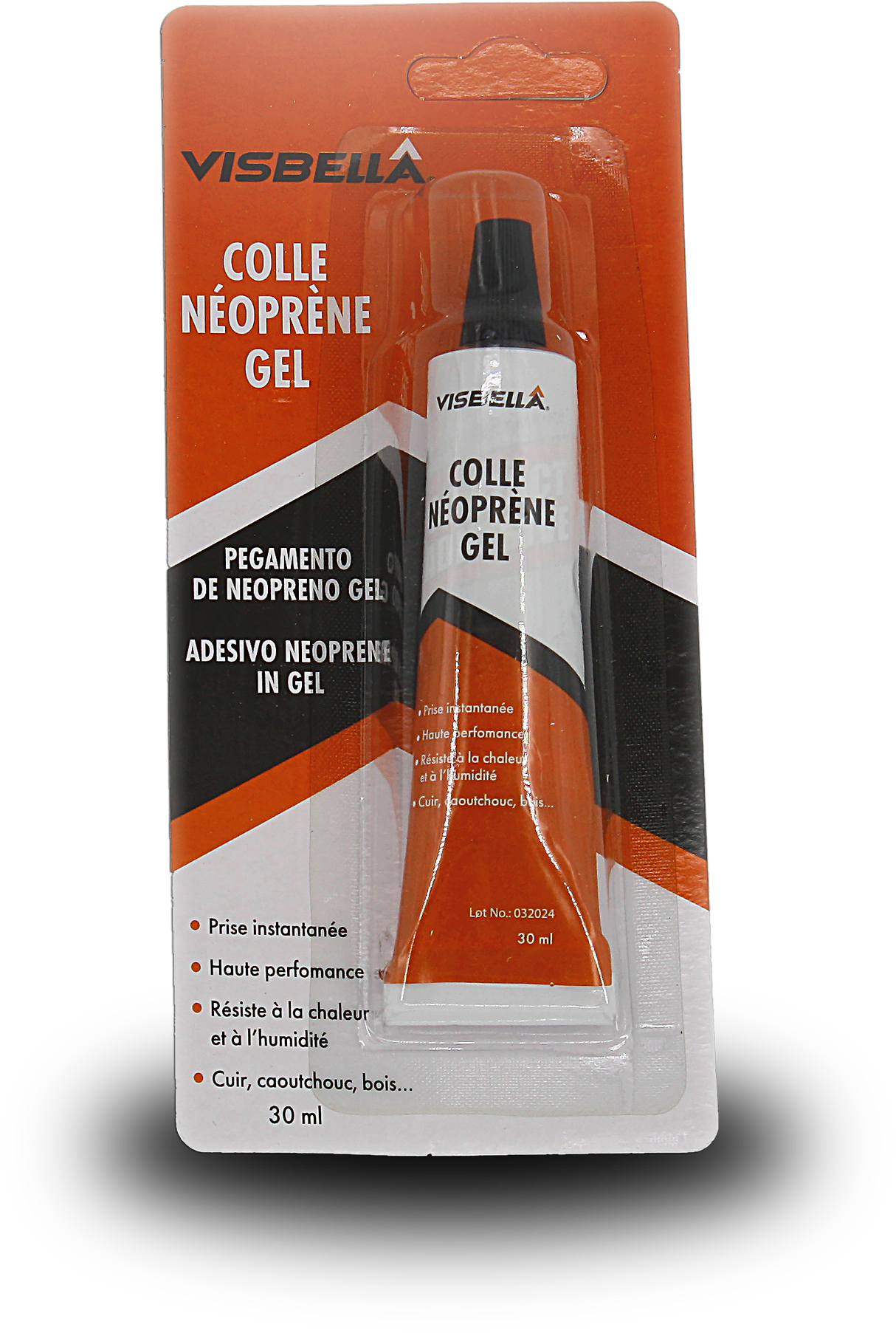 Visbella Colle Néoprène Gel 30ml - Adhesif Puissant pour Collage Flexible et Résistant