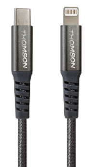 Thomson - CABLE DE CHARGE & DONNEES USB-C vers Lightning 5A 1,5M