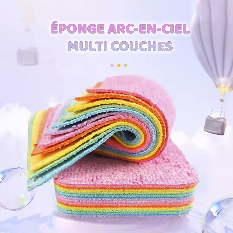 Lot Eponges Arc En Ciel