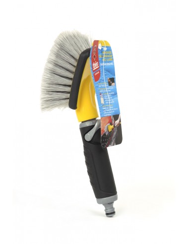 Brosse De Lavage Luxe Avec Robinet D'Arret