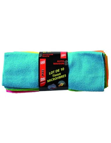 Lot De 10 Tissus Microfibre