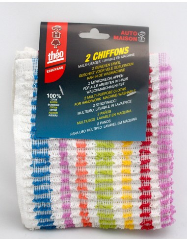 Lot De 2 Chiffons Multi Usages