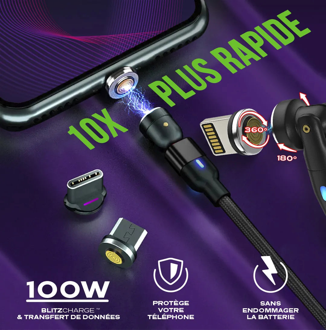 Statik - Câble Téléphone Multi-embouts - Statik 360 Pro Cable 2.0 - Plusieurs Tailles