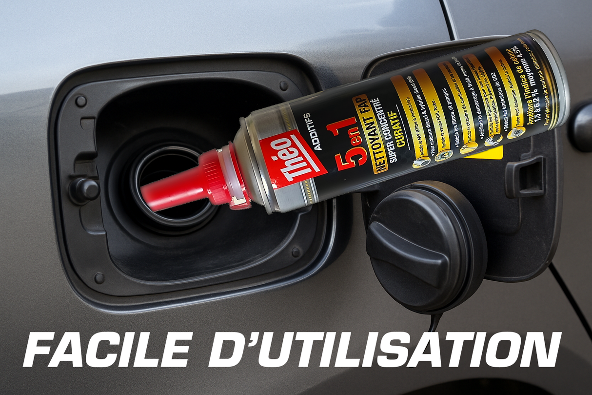 Théo - Nettoyant FAP|DPF CLEANER : Décrassage Turbo, Catalyseur & Filtre à Particules Sans Démontage pour Plus de Performance et Moins de Consommation - 500 ML