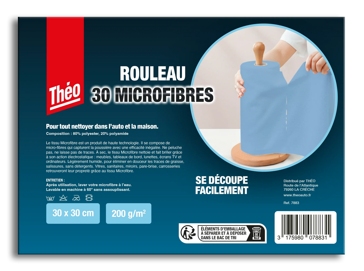 Rouleau 30 Microfibres