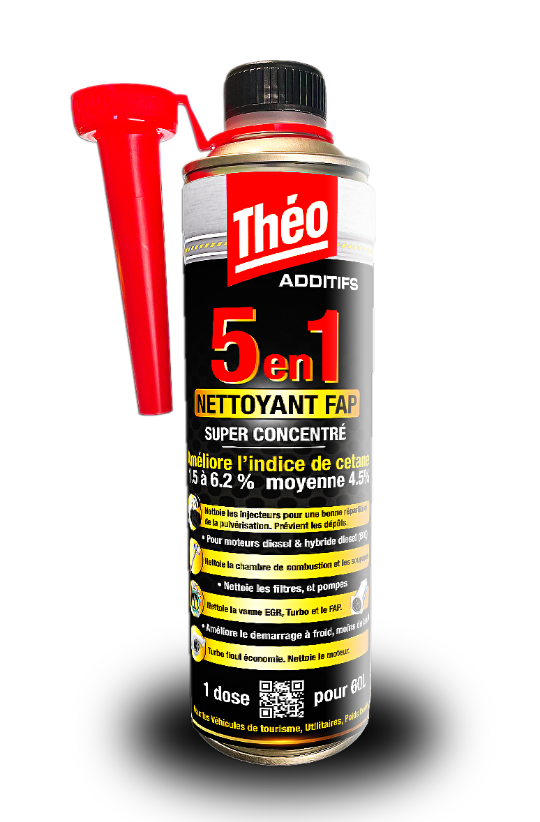 Théo - Nettoyant FAP|DPF CLEANER : Décrassage Turbo, Catalyseur & Filtre à Particules Sans Démontage pour Plus de Performance et Moins de Consommation - 500 ML