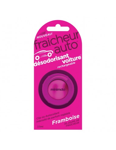 Désodorisant Think -  Fraicheur Auto - Parfum Framboise