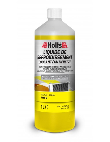 Holts - Liquide De Refroidisement Dédié - Renault/Dacia - Type D 1L