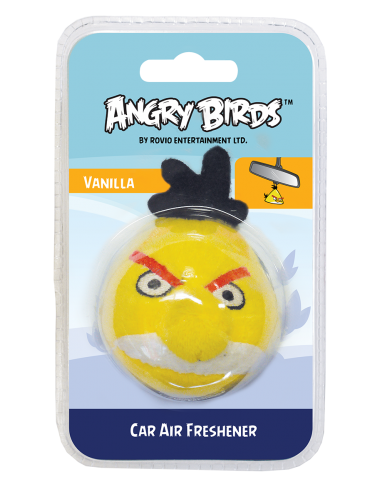 Désodorisant Peluche Oiseau Jaune - Angry Birds - Vanille