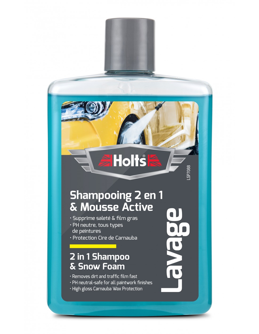 HOLTS Shampooing 2 en 1 & Mousse Active 475 ml