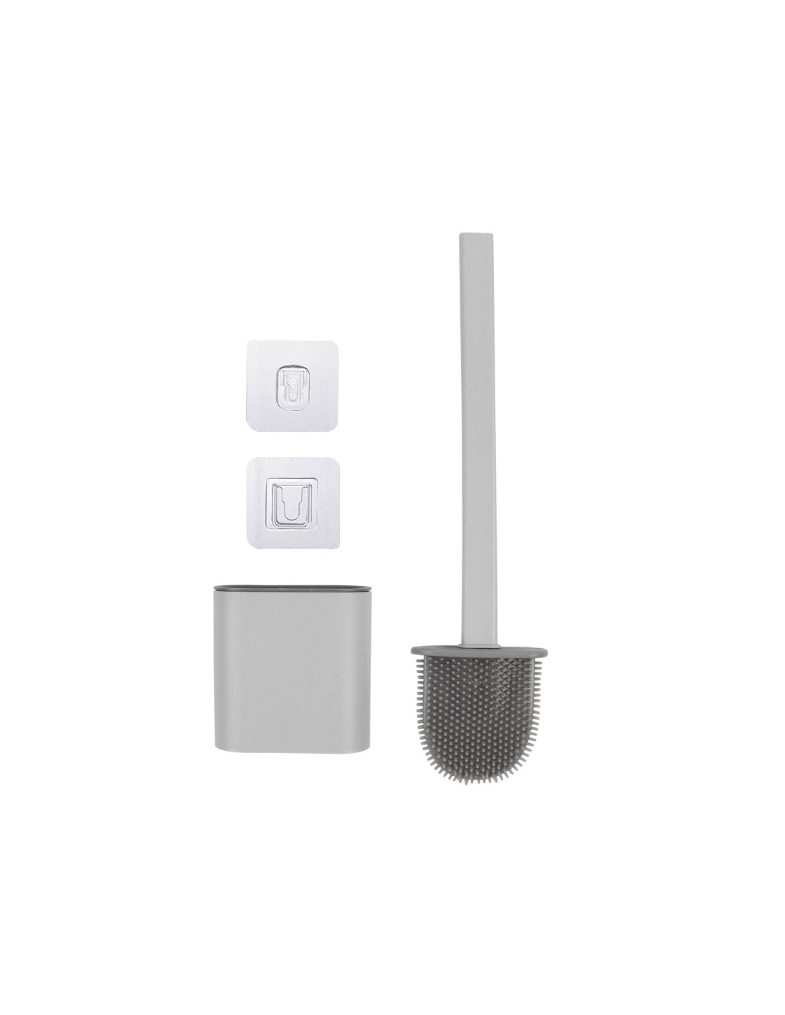 Brosse WC blanche en silicone flexible - Accessoires de nettoyage à la Fnac