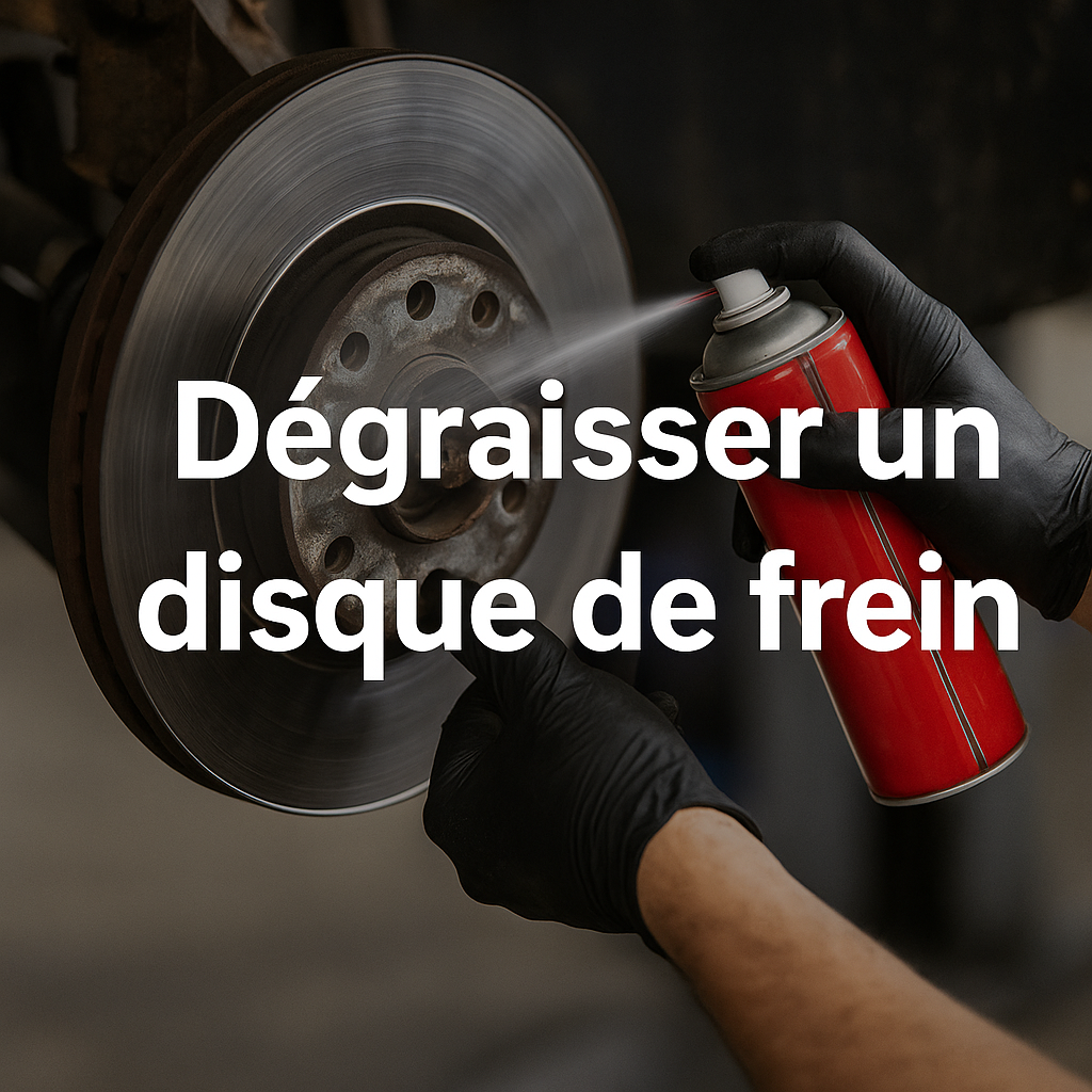 Dégraisser un disque de frein