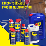 WD-40 Aérosol 250ml Spray Double Position +10% Gratuit – Lubrifiant, Dégrippant et Protecteur Polyvalent