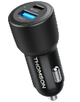 Thomson - CHARGEUR DE VOITURE 12/24V PD 30W + QC 3.0 30W