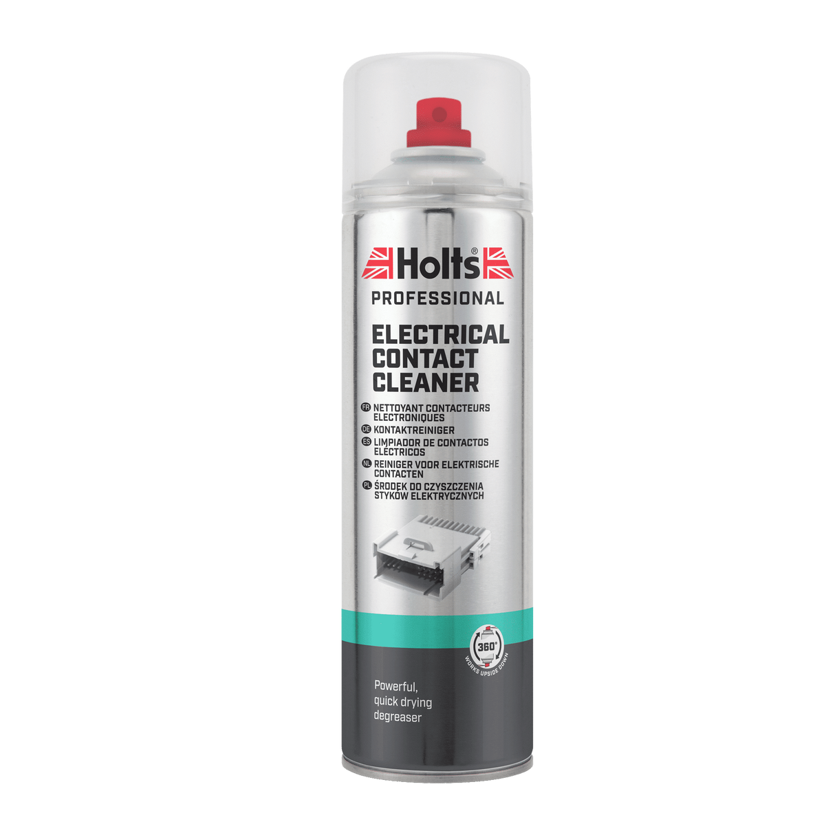 Holts Nettoyant Contacteurs Électroniques 500ml - Nettoyage Spécialisé pour Composants Électroniques et Connecteurs