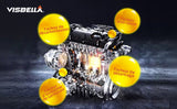 VISBELLA - Nettoyant Décalaminant Diesel - Décrassant moteur Diesel 6 en 1 -  Réduit la consommation de carburant - Facilite le contrôle technique - Nettoie le système de carburant - 1L