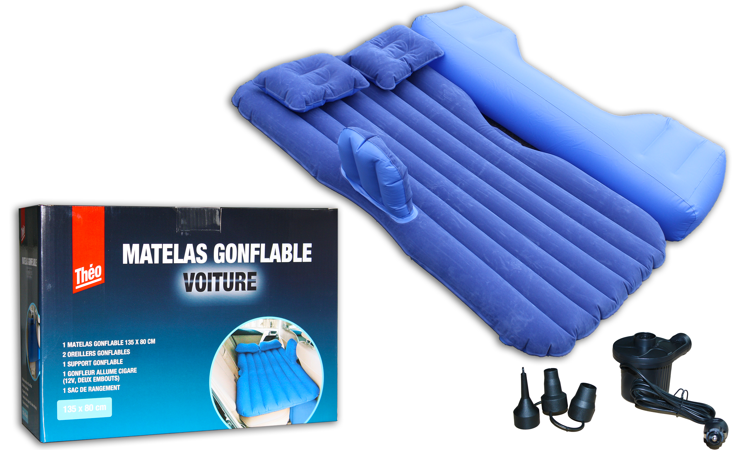 Matelas gonflable SALALIS pour l'intérieur et l'extérieur ou dans la voiture - Beige - PVC et Matelas gonflable SALALIS pour l'intérieur et l'extérieur ou dans la voiture - Beige - PVC et
